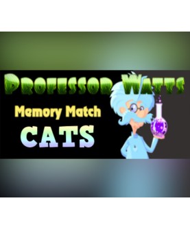 Professor Watts Memory Match Cats Steam Key GLOBAL
